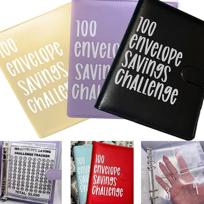 100 Envelope savings Challenge Binder