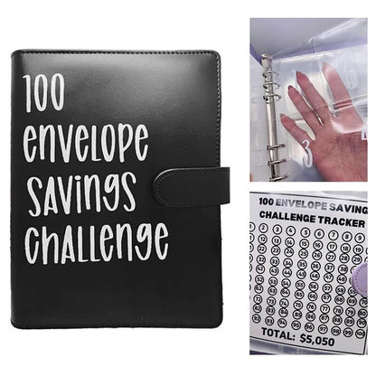 100 Envelope savings Challenge Binder